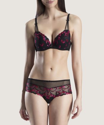 Aubade Au Bal de Flore Push-Up BH Zwart