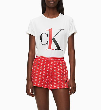 Calvin Klein Loungewear Pyjama short Rood