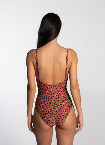 Cyell Swimwear Wild At Heart Badpak met Softcups Bruin