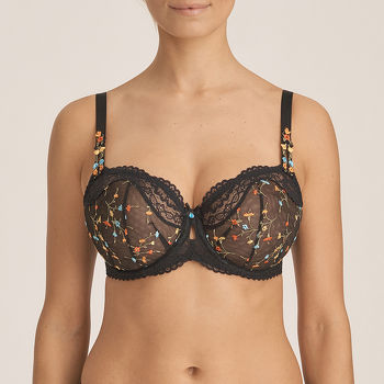 Prima Donna Midnight Garden Balconette BH D-cup Zwart