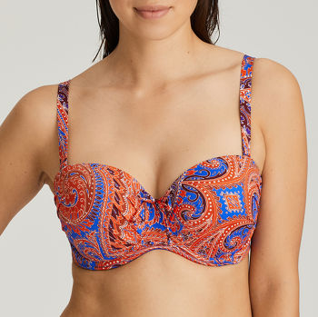 Prima Donna Swim Casablanca Strapless Bikinitop Blue Spice