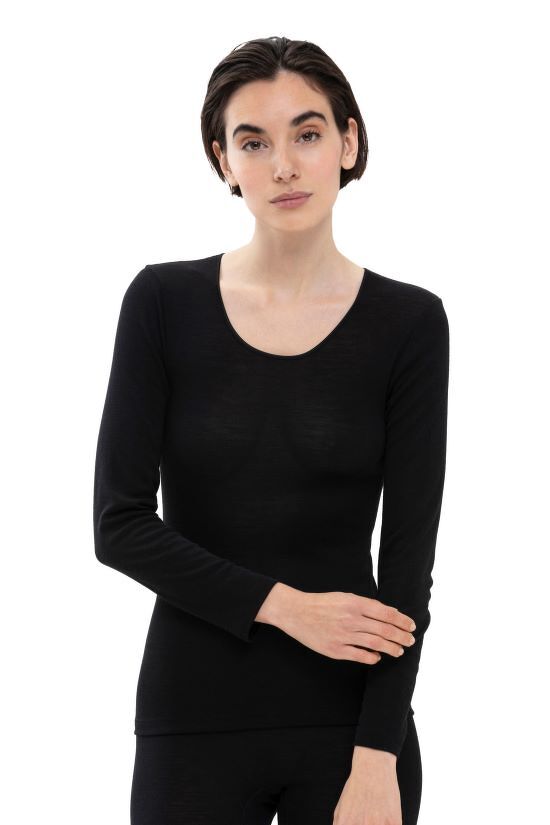 wol/zijde ondershirt lange mouw