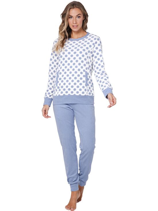 Badstof pyjama lange mouw