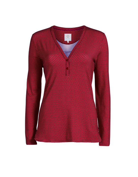 Pip Studio Tekla Twinkle Star Pyjamatop Red