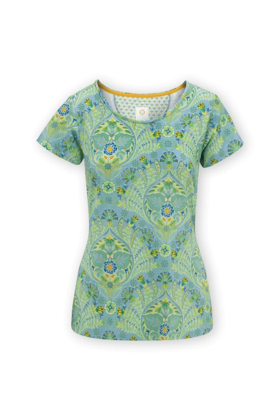Tilly Pyjamatop Korte Mouw Alba