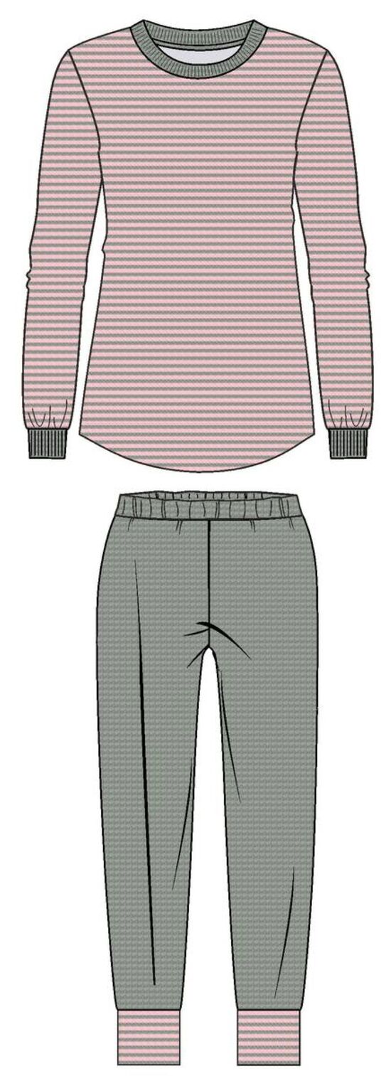 Pyjama Badstof lange mouw