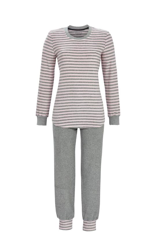 Pyjama lange mouw badstof