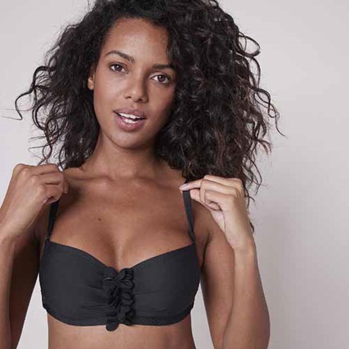 Simone Perele Swim Paloma Bikinitop met Hoog Bikinibroekje Zwart