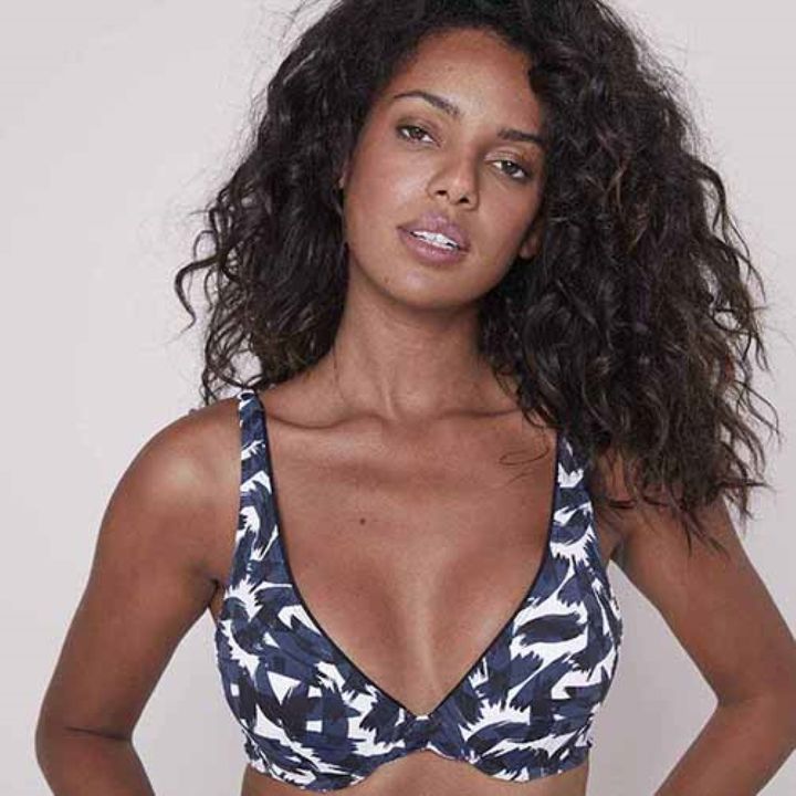 Simone Perele Swim Sonia Push-up Bikinitop met Bikinibroekje Marine