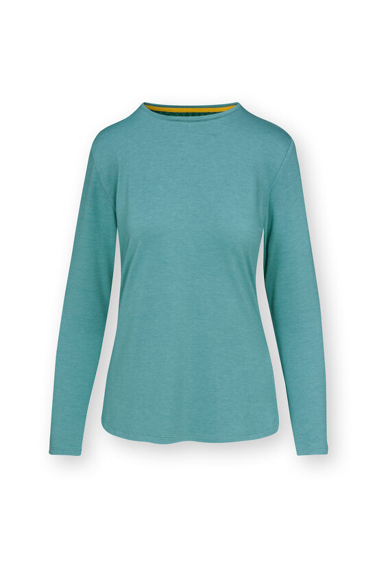 Tom Solid Pyjamatop licht groen